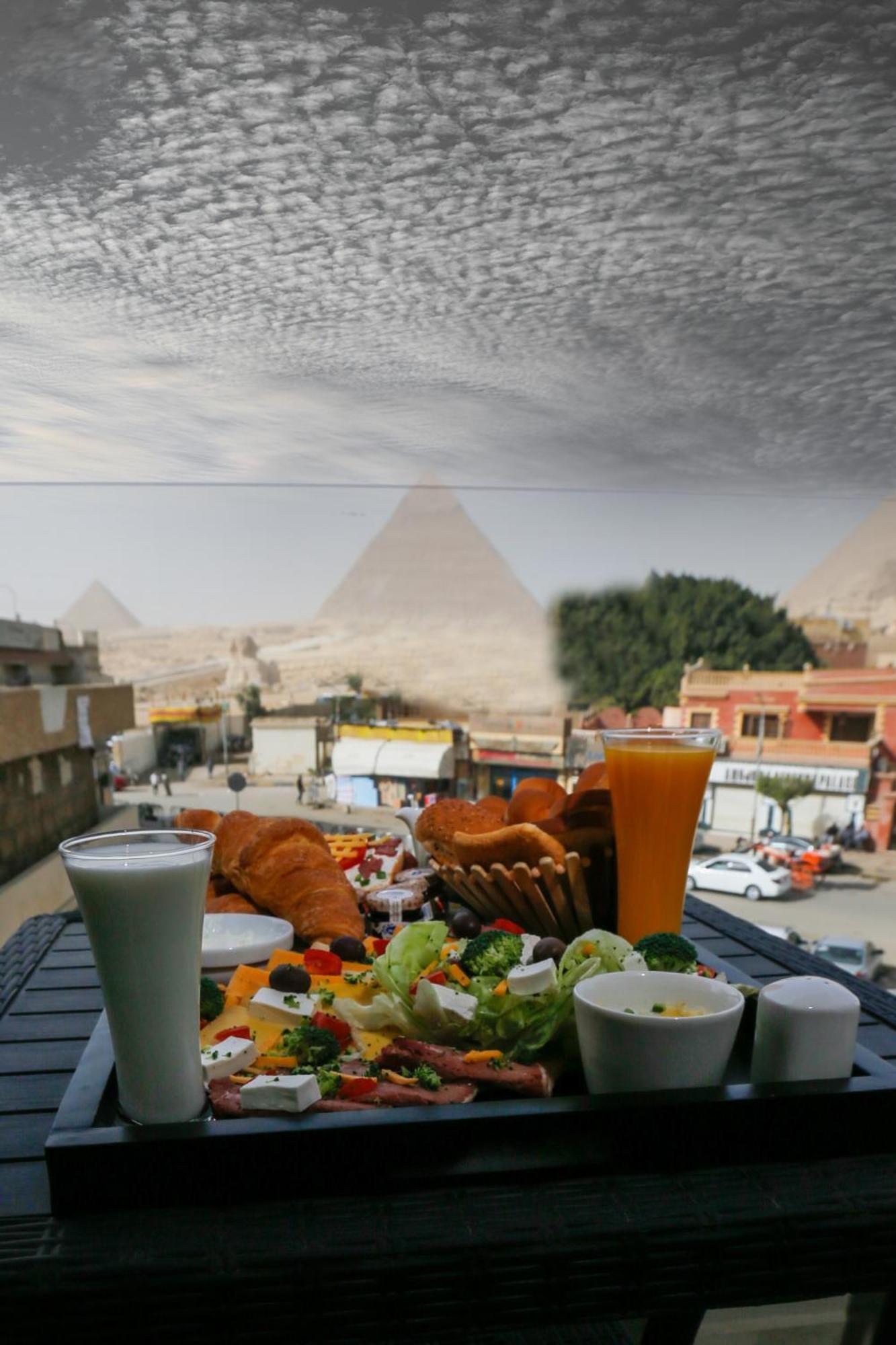 فندق Steps In Pyramids View Kafret el-Gabal المظهر الخارجي الصورة