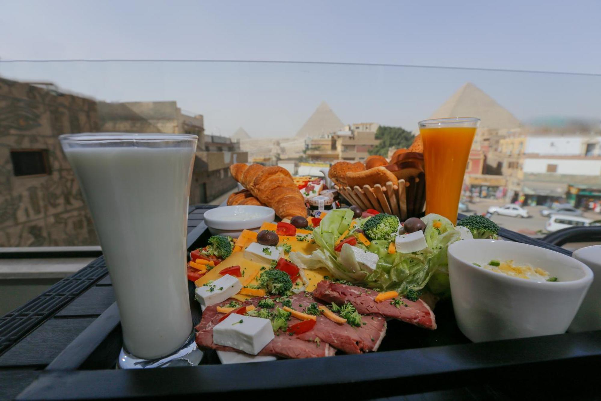 فندق Steps In Pyramids View Kafret el-Gabal المظهر الخارجي الصورة